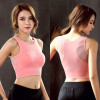 New Sexy Women Breathable Mesh Sports Bras Shockproof Padded