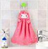 Soft Hand Towel  Children's Cartoon Animal Hanging Wipe Bath Face Towel