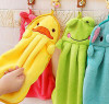 Soft Hand Towel  Children's Cartoon Animal Hanging Wipe Bath Face Towel Soft Hand Towel  Children's Cartoon Animal Hanging Wipe Bath Face Towel