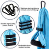 Aerial yoga hammock 6 handles strap, home gym hanging belt swing, anti-gravity aerial traction device