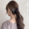 Ponytail hairpin curling iron