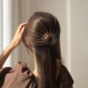 Ponytail hairpin curling iron
