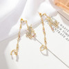 Unicorn Tassel Ear Clip Earrings