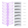 Eyebrow Stencils Kit Grooming Card Eyebrow Makeup Tools