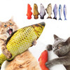 Plush Creative Fish Shape Cat Toy Pet Gifts Catnip Stuffed Pillow