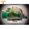 HD PRINTED OCEAN WAVES 5 PIECE CANVAS