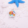 Aqua Sea Turtle & Dragonfly Necklaces