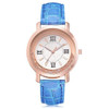 New ladies Rhinestone Leather Bracelet Wristwatch