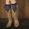 Knitted Leg Warmers For Women Bohemia Boot Socks