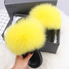 Casual Fashion Solid Color Fur Plush Slippers