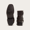 Ladies Retro Square Toe Buckle Zipper Ankle Boots