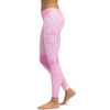 Women's Mandala Leggings - Black to Pink