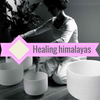 Frosted Crystal Singing Bowl Chakra Set - Extra Large Nesting Set