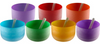 Frosted Crystal Singing Bowl - 9" Colored