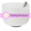 Frosted Crystal Singing Bowl - 18"