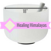 Frosted Crystal Singing Bowl - 18"