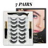3/5/10pairs mink eyelashes Magnetic Eyelashs Lashes False Eyelashes