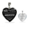 To My Sister: Gift For Sister, Christmas Gift For Sister, Idea Gift For Sister, Necklace For Sister, Family Gift 1104ts