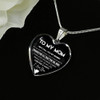 To My Mom Necklace Perfect Gift For Mom -Thanks For All That You Do, Mom I Love You 1028ms-sb
