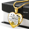 To My Mom Necklace Perfect Gift For Mom -Thanks For Everything, Mom I Love You So Much 1038mg-gb