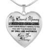 To My Dearest Mommy Necklace Gifts For Mommy - I Love You Very Much - Love You Always 1046mo-wo