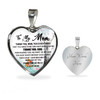 To My Mom Necklace Perfect Gift For Mom -Thanks For Everything, Mom I Love You So Much 1038mo-wo
