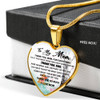 To My Mom Necklace Perfect Gift For Mom -Thanks For Everything, Mom I Love You So Much 1038mo-wo