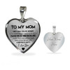 To My Mom Necklace Perfect Gift For Mom -Thanks For All That You Do, Mom I Love You 1028mo-wo