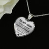 To My Mom Necklace Perfect Gift For Mom -Thanks For All That You Do, Mom I Love You 1028mo-wo