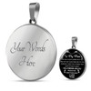 To My Mom Necklace Perfect Gift For Mom -Thanks For Everything, Mom I Love You  1059ms
