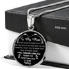 To My Mom Necklace Perfect Gift For Mom -Thanks For Everything, Mom I Love You  1059ms
