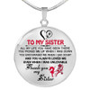 To My Sister Necklace Gifts Sister Idea Gifts For Sister Best Gifts For Sister Amazing Gifts For Sister 1124to