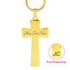 To My Dad Cross - Luxury Necklace: Best Gift For Dad, Luxury Cross Pendant For Dad, Birthday Gifts For Dad, Surprise Ideas For Dad 52ddg