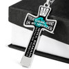 To My Dad Cross - Luxury Necklace: Best Gift For Dad, Luxury Cross Pendant For Dad, Birthday Gifts For Dad, Surprise Ideas For Dad 31dds