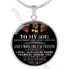 To my son necklace, mother and son necklace, special birthday gift for your son - never forget how much I love you - always remember to stay strong and stay positive - never give up . . .501sms To my son necklace, mother and son necklace, special birthday gift for your son - never forget how much I love you - always remember to stay strong and stay positive - never give up . . .501sms