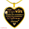 To My Wife Luxury Necklace - Pendant Romantic Chain - Best Gift For Her 249WG
