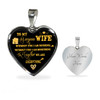 To My Wife Luxury Necklace - Pendant Romantic Chain - Best Gift For Her 249WG