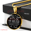 To My Beautiful Daughter Luxury Necklace:  Birthday Gift For Daughter, Amazing Necklace "You Are Precious, You Are So Special"484DAS