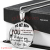 To My Son Luxury Necklace: Idea Birthday Gift For Son, "You Are Strength, You Are My Life, You Are My Everything"334SO