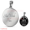 To My Son Luxury Necklace: Idea Gift For Son On Birthday " Never Forget That I Love You"203SS