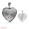To My Girlfriend Luxury Necklace: Necklace For Girlfriend, "I Miss You So Much My Love. I Just Cannot Wait To Meet You."� 511GFSO