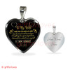 To My Wife Luxury Necklace - Pendant Romantic Chain - I Miss You So Much My Love. I Just Cannot Wait To Meet You -  510WG