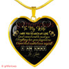 To My Wife Luxury Necklace - Pendant Romantic Chain - I Miss You So Much My Love. I Just Cannot Wait To Meet You -  510WG