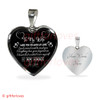 To My Wife Luxury Necklace - Pendant Romantic Chain - I Miss You So Much My Love. I Just Cannot Wait To Meet You -  510WS