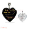 To My Wife Luxury Necklace - Pendant Romantic Chain - I Can Always Feel The Presence Of Your Love In My Life - 506WG