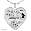 To My Wife Luxury Necklace - Pendant Romantic Chain - You Are So Caring And Affectionate. Your Heart Is Filled With Compassion And Love. I Am So Lucky To Be In Love With An Angel 505WSO