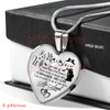 To My Wife Luxury Necklace - Pendant Romantic Chain - You Are So Caring And Affectionate. Your Heart Is Filled With Compassion And Love. I Am So Lucky To Be In Love With An Angel 505WSO