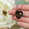 To My Girlfriend Luxury Necklace: Necklace For Girlfriend, "My Heart Beats Only For Your Love. Life With You Feels Like A Fairytale, So Beautiful And Pure. Let Us Live In This World Of Love Forever. I Love You"� 504GFG