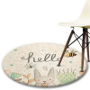 Rabbit Cartoon round rugs/carpet