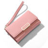 WEICHEN Wristband Women Clutch Wallet Trifold Many Department Wallets Female Purse Lady Purses Coin Pocket Card Holder Carteras